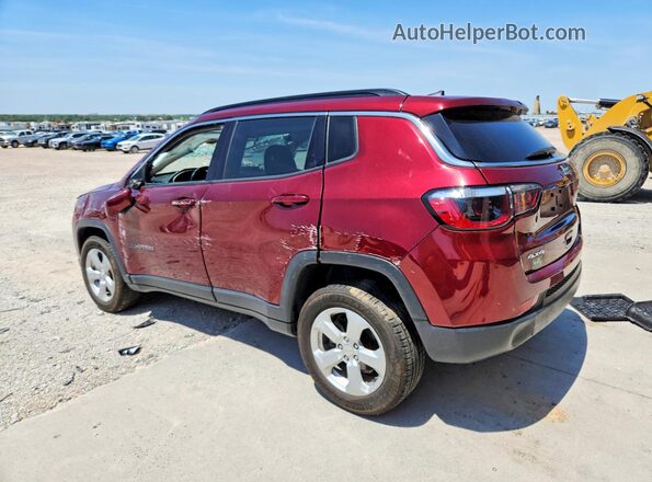 3C4NJDBB6MT543516 2021 JEEP COMPASS Maroon უკანა მარცხენა