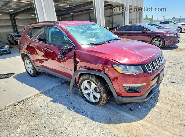 3C4NJDBB6MT543516 2021 JEEP COMPASS Maroon წინა მარჯვენა