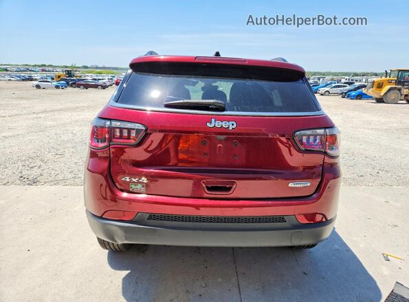 3C4NJDBB6MT543516 2021 JEEP COMPASS Maroon უკანა ხედი