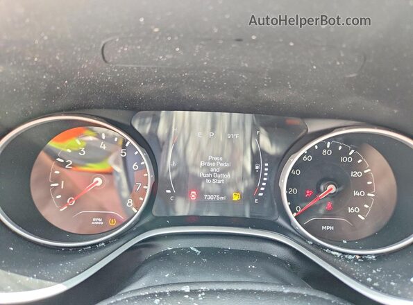 3C4NJDBB6MT543516 2021 JEEP COMPASS Maroon ხელსაწყოთა პანელის ხედი