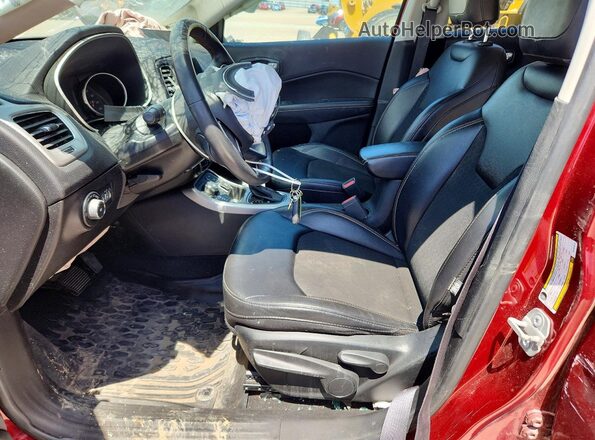 3C4NJDBB6MT543516 2021 JEEP COMPASS Maroon წინა სალონის ხედი