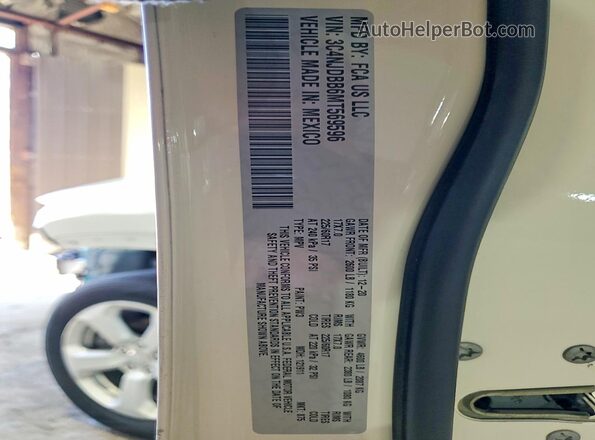 3C4NJDBB6MT569596 2021 JEEP COMPASS White Vista de la etiqueta del VIN