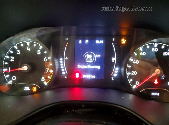 3C4NJDBB6NT131050 2022 JEEP COMPASS Burgundy Instrument cluster view