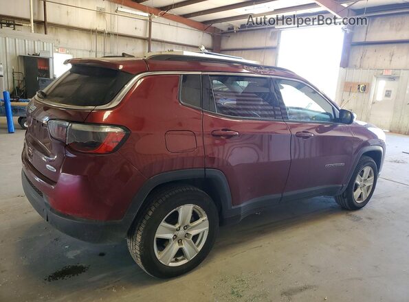 3C4NJDBB6NT131050 2022 JEEP COMPASS Burgundy Rear right