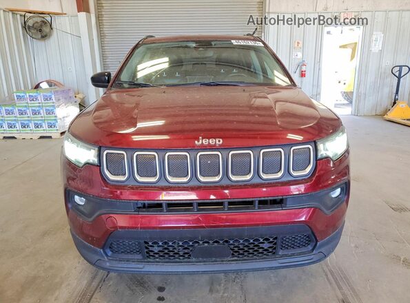 3C4NJDBB6NT131050 2022 JEEP COMPASS Burgundy Front view