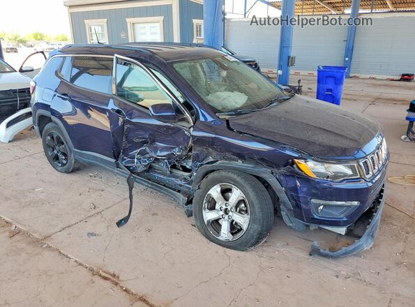 3C4NJDBB7HT660933 2017 JEEP COMPASS Blue Front right