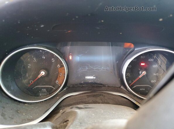 3C4NJDBB7HT660933 2017 JEEP COMPASS Blue Instrument cluster view