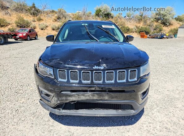 3C4NJDBB7JT114767 2018 JEEP COMPASS Black Front view