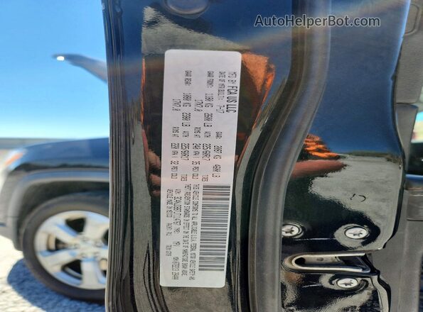 3C4NJDBB7JT114767 2018 JEEP COMPASS Black VIN sticker view
