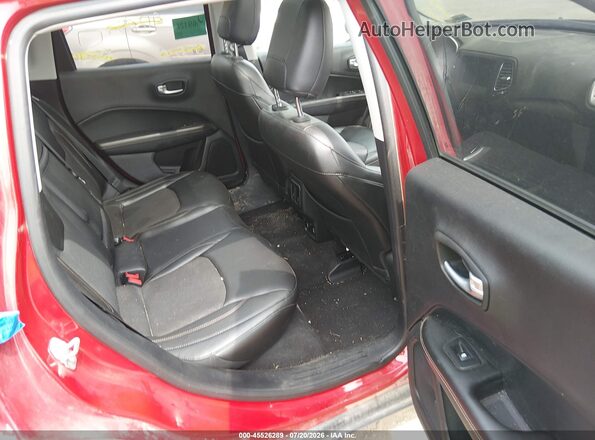 3C4NJDBB7JT161376 2018 JEEP COMPASS Red VIN კოდის სტიკერის ხედი