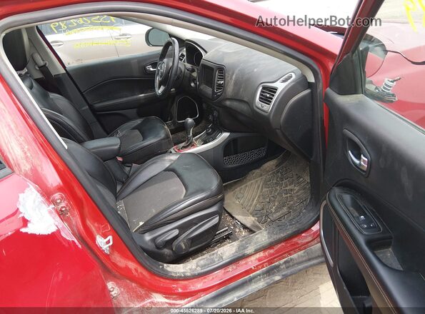 3C4NJDBB7JT161376 2018 JEEP COMPASS Red წინა სალონის ხედი