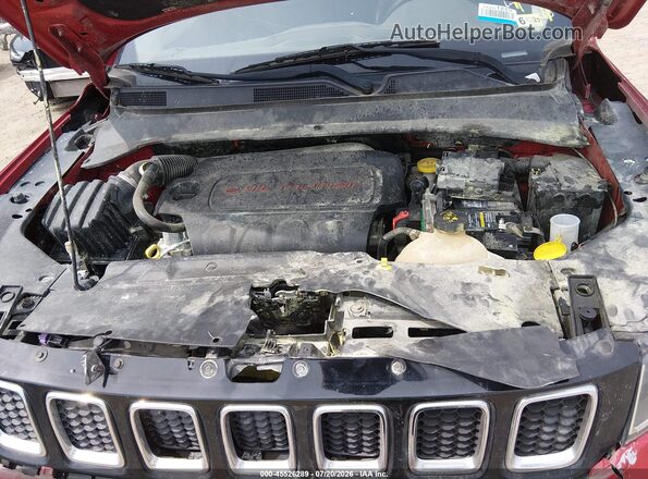 3C4NJDBB7JT161376 2018 JEEP COMPASS Red უკანა სალონის ხედი