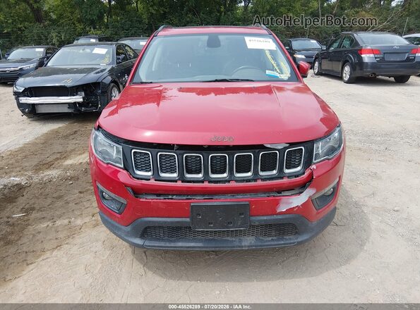 3C4NJDBB7JT161376 2018 JEEP COMPASS Red ხელსაწყოთა პანელის ხედი