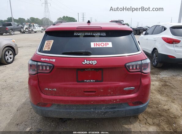 3C4NJDBB7JT161376 2018 JEEP COMPASS Red 