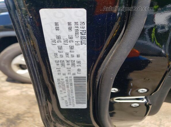 3C4NJDBB7KT828027 2019 JEEP COMPASS Black Вид підкапотного простору