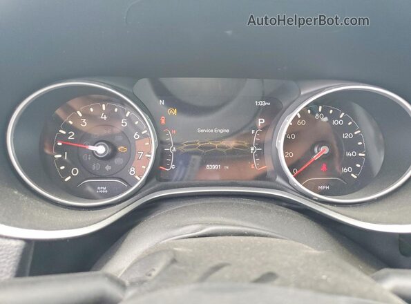 3C4NJDBB7LT117025 2020 JEEP COMPASS Черный Вид щитка приборов