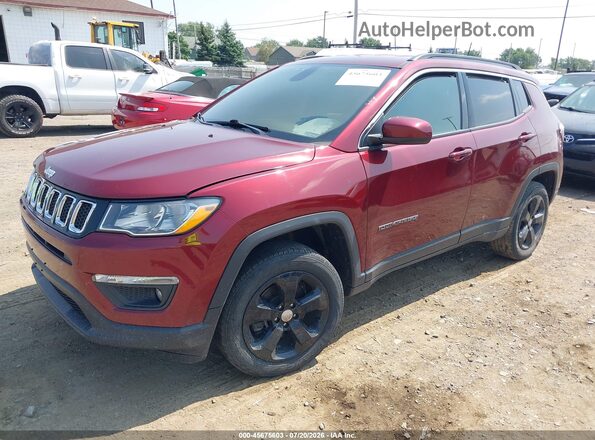 3C4NJDBB7LT224060 2020 JEEP COMPASS Burgundy Front left