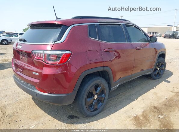 3C4NJDBB7LT224060 2020 JEEP COMPASS Burgundy Rear right