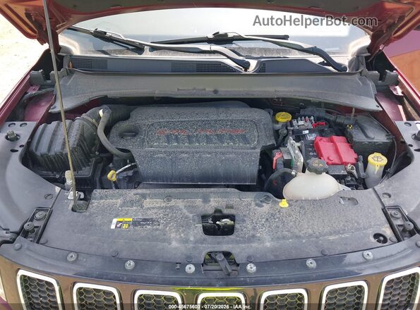 3C4NJDBB7LT224060 2020 JEEP COMPASS Burgundy Rear view