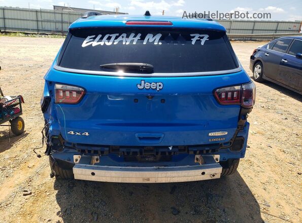 3C4NJDBB7LT251582 2020 JEEP COMPASS Blue Հետևի տեսք