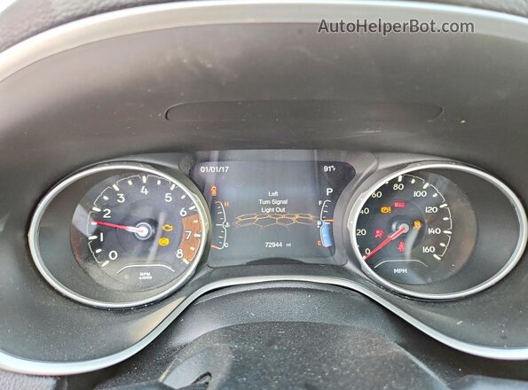 3C4NJDBB7MT533786 2021 JEEP COMPASS White Widok zestawu wskaźników