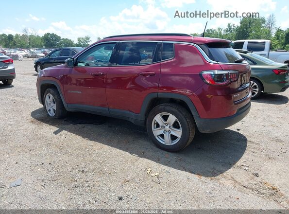3C4NJDBB7NT231559 2022 JEEP COMPASS Maroon Հետևի ձախ
