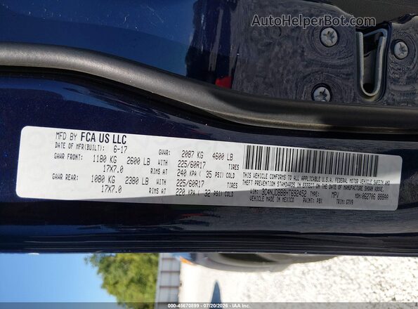 3C4NJDBB8HT692452 2017 JEEP COMPASS Dark Blue Engine compartment view