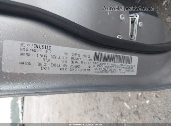 3C4NJDBB8JT113420 2018 JEEP COMPASS Silver ძრავის განყოფილების ხედი