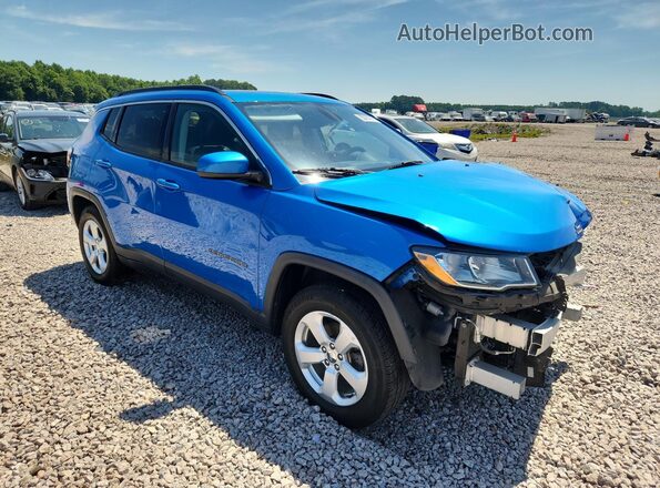 3C4NJDBB8JT290632 2018 JEEP COMPASS Blue Front right