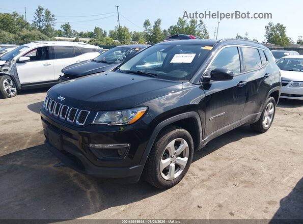3C4NJDBB8KT696430 2019 JEEP COMPASS Черный Передняя левая четверть