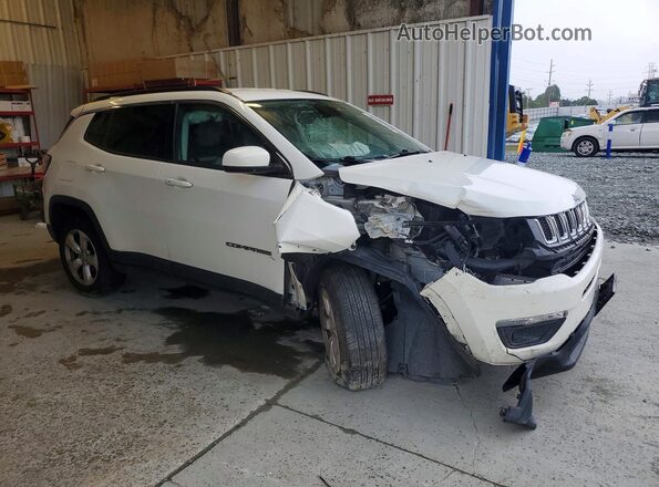 3C4NJDBB8KT728955 2019 JEEP COMPASS White Przód prawy