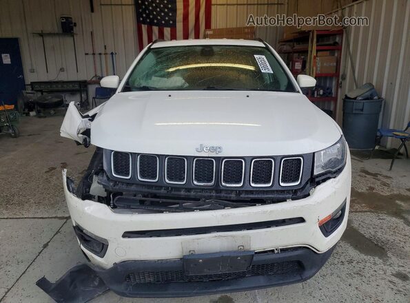 3C4NJDBB8KT728955 2019 JEEP COMPASS White Widok z przodu