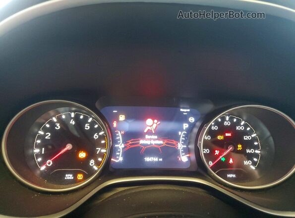 3C4NJDBB8KT728955 2019 JEEP COMPASS White Widok zestawu wskaźników