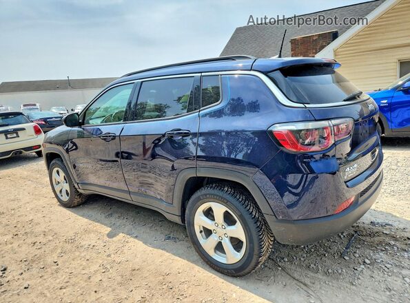 3C4NJDBB8KT839666 2019 JEEP COMPASS Blue Trasero izquierdo