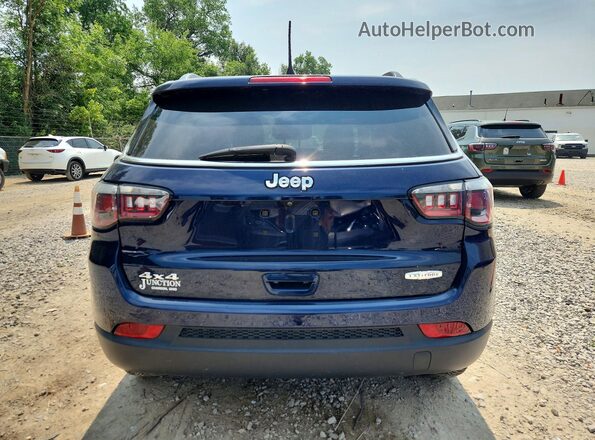 3C4NJDBB8KT839666 2019 JEEP COMPASS Blue Vista trasera