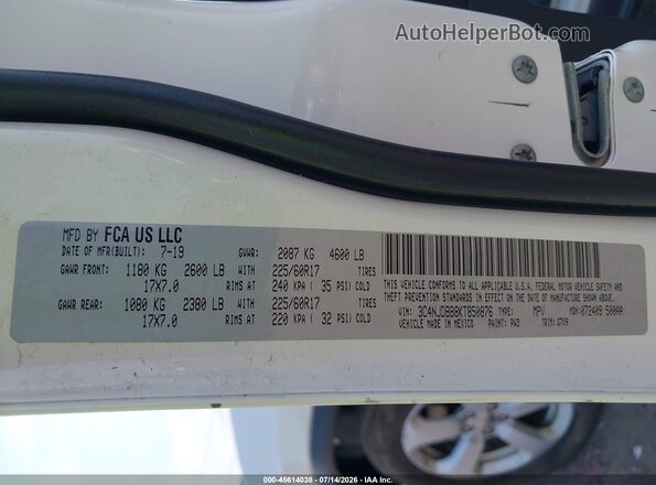 3C4NJDBB8KT850876 2019 JEEP COMPASS White Widok komory silnika