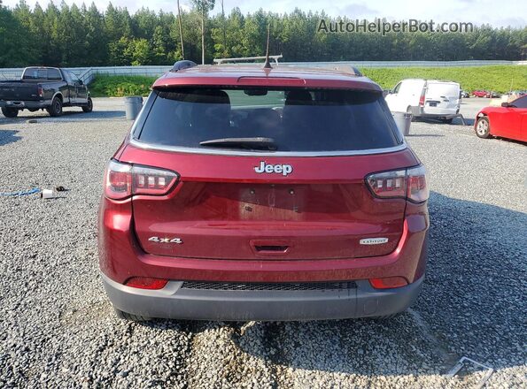 3C4NJDBB8LT241160 2020 JEEP COMPASS Red Вид ззаду