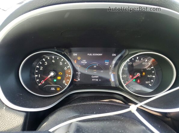 3C4NJDBB8LT241160 2020 JEEP COMPASS Red Вид щитка приладів