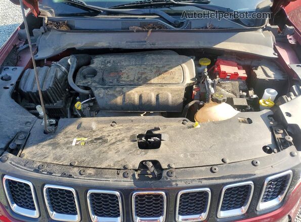 3C4NJDBB8LT241160 2020 JEEP COMPASS Red Вид задньої частини салону