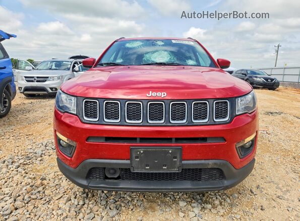 3C4NJDBB8LT258539 2020 JEEP COMPASS Красный Вид спереди