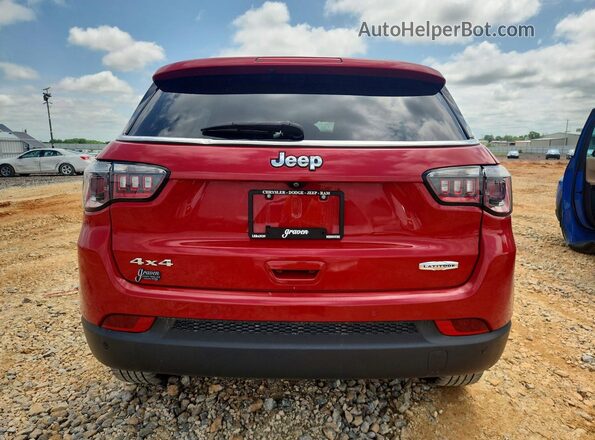 3C4NJDBB8LT258539 2020 JEEP COMPASS Красный Вид сзади