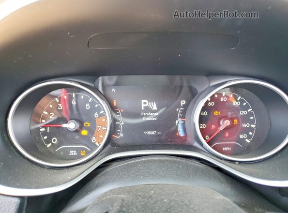 3C4NJDBB9JT116892 2018 JEEP COMPASS Black Vista del cuadro de instrumentos