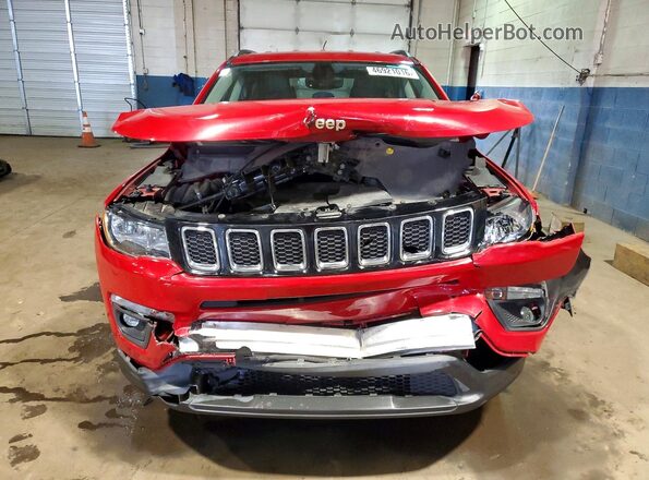 3C4NJDBB9JT202378 2018 JEEP COMPASS Red Widok z przodu