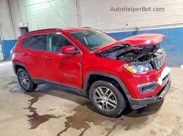 3C4NJDBB9JT202378 2018 JEEP COMPASS Red Przód prawy