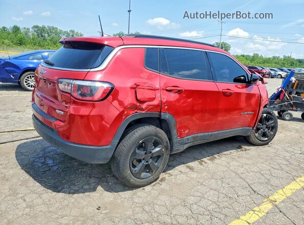 3C4NJDBB9JT254657 2018 JEEP COMPASS Red Задня права чверть
