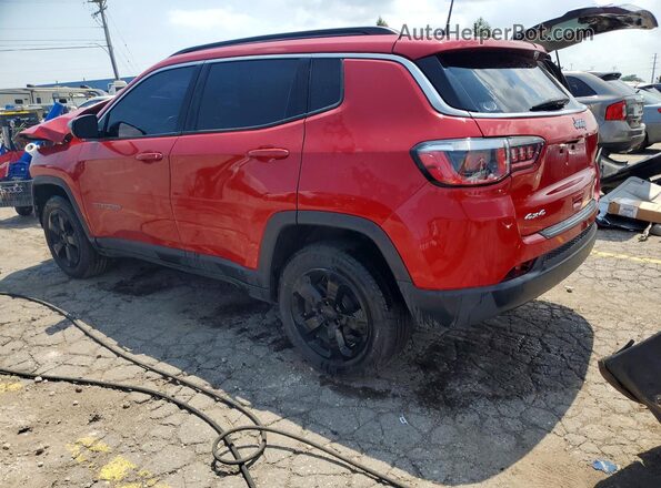 3C4NJDBB9JT254657 2018 JEEP COMPASS Red Задня ліва чверть