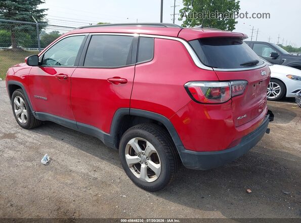 3C4NJDBB9JT373437 2018 JEEP COMPASS Red Հետևի ձախ