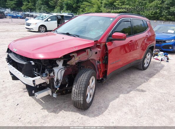 3C4NJDBB9JT467690 2018 JEEP COMPASS Red Передня ліва чверть