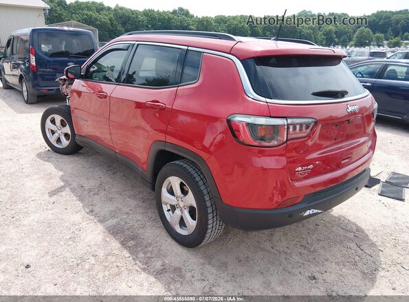 3C4NJDBB9JT467690 2018 JEEP COMPASS Red Задня ліва чверть