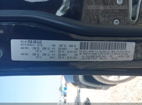 3C4NJDBB9KT641274 2019 JEEP COMPASS Black ძრავის განყოფილების ხედი